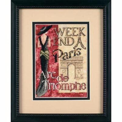 65049 • Набор для вышивания крестом "Уикэнд в париже" • "Weekend in Paris" DIMENSIONS Gold Collection Petites