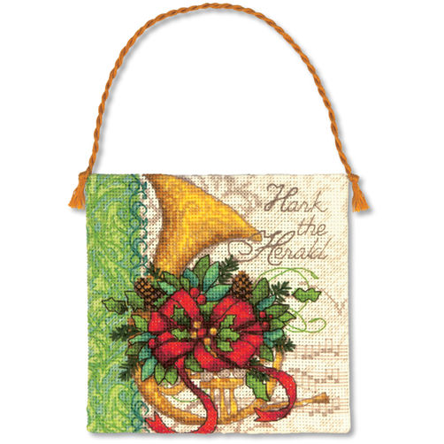 70-08870 • Набор для вышивания крестом "Валторн. Украшение" • "French Horn Ornament" DIMENSIONS