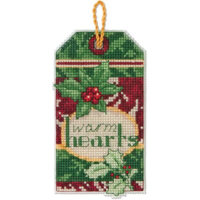 70-08892 • Набор для вышивания крестом "Согретые сердца. Украшение" • "Warm Hearts Ornament" DIMENSIONS