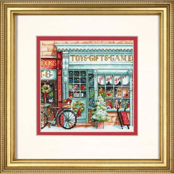 70-08900 • Набор для вышивания крестом "Магазин игрушек" • "Toy Shoppe" DIMENSIONS