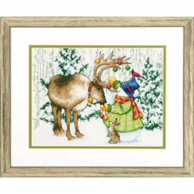 70-08947 • Набор для вышивания крестом "Северный олень" • "Ornamental Reindeer" DIMENSIONS