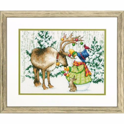 70-08947 • Набор для вышивания крестом "Северный олень" • "Ornamental Reindeer" DIMENSIONS