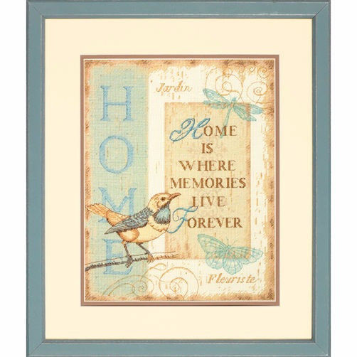 70-35272 • Набор для вышивания крестом "Воспоминания о доме" • "Home Memories" DIMENSIONS