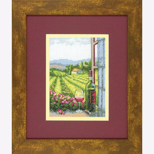 70-65137 • Набор для вышивания крестом "Вино с видом" • "Wine with a View" DIMENSIONS