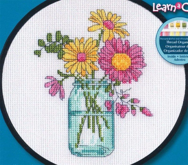 72-74550 • Набор для вышивания крестом "Летние цветы" • "Summer Flower" DIMENSIONS
