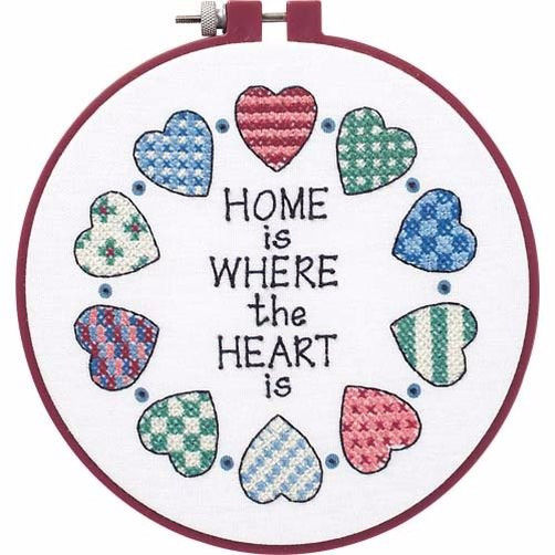 72408 • Набор для вышивания крестом "Дом и сердце" • "Home and Heart" DIMENSIONS
