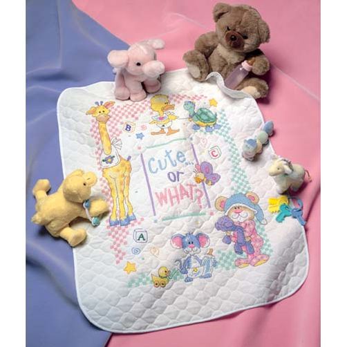 72724 • Набор для вышивания одеяла крестом "Милый... или как?" • "Cute…Or What? Baby Quilt" DIMENSIONS