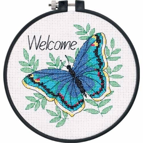 73147 • Набор для вышивания крестом "Бабочка" • "Welcome Butterfly" DIMENSIONS