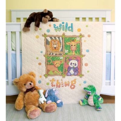 73249 • Набор для вышивания одеяла крестом "Дикие вещи" • "Wild Thing Quilt" DIMENSIONS