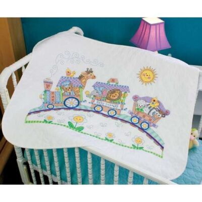 73427 • Набор для вышивания одеяла крестом "Детский Экспресс" • "Baby Express Quilt" DIMENSIONS