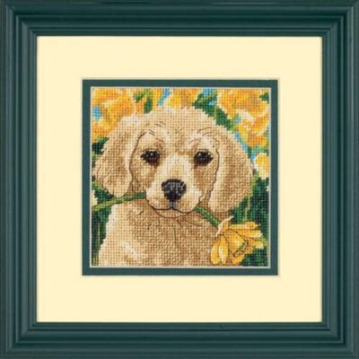 07231 • Набор для вышивания гобеленом "Сченок//Puppy Mischief" DIMENSIONS