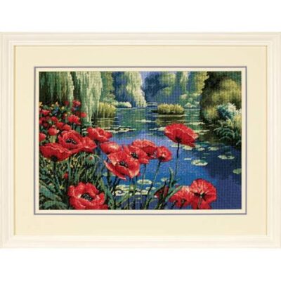 20066 • Набор для вышивания гобеленом "Маки у озера//Lakeside Poppies" DIMENSIONS