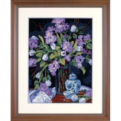 20067 • Набор для вышивания гобеленом "Тюльпаны и сирень//Tulips & Lilacs" DIMENSIONS