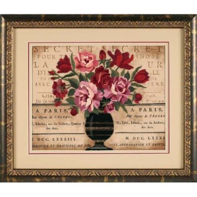 01542 • Набор для вышивания гладью "Парижский букет//Parisian Bouquet" DIMENSIONS