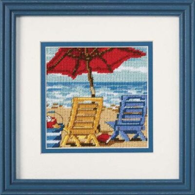 07223 • Набор для вышивания гобеленом "Пляжные кресла//Beach Chair Duo" DIMENSIONS