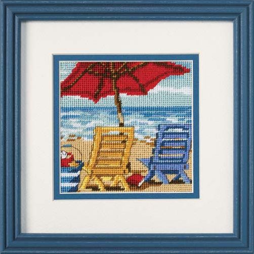 07223 • Набор для вышивания гобеленом "Пляжные кресла//Beach Chair Duo" DIMENSIONS