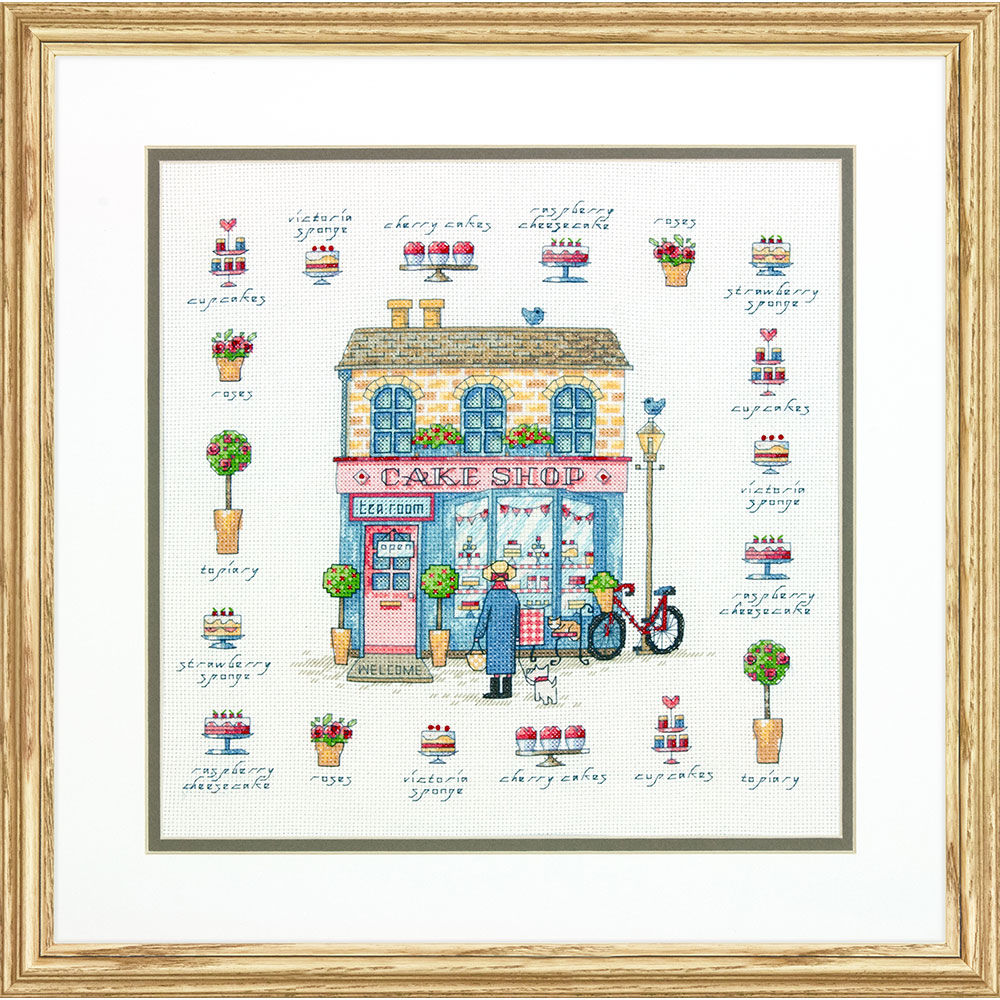 70-35352 • Набор для вышивания крестом "Кондитерская" • "Cake Shop" DIMENSIONS