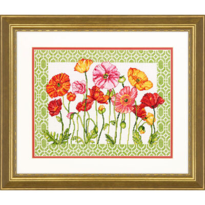 70-35350 • Набор для вышивания крестом "Маки" • "Poppy Pattern" DIMENSIONS