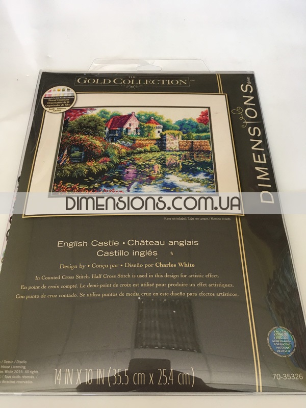 70-35326 • Набор для вышивания крестом "Английский замок" • "English Castle" DIMENSIONS