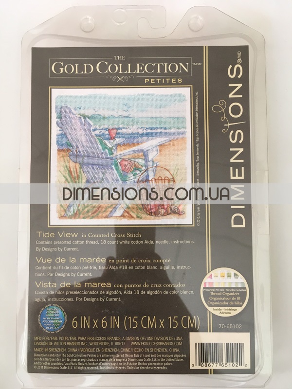 70-65102 • Набор для вышивания крестом "Прилив" • "Tide View" DIMENSIONS Gold Collection Petites