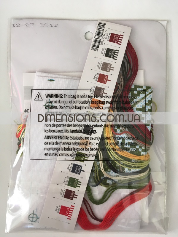 70-65134 • Набор для вышивания крестом "Маковое поле" • "Poppy Fields" DIMENSIONS