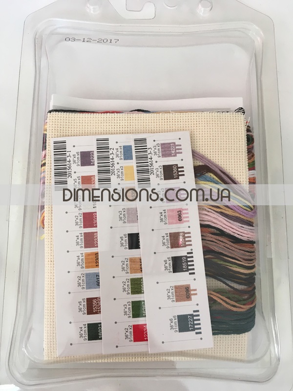 70-65161 • Набор для вышивания крестом "Домик с видом" • "Cabin View" DIMENSIONS Gold Collection Petites