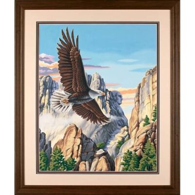 91301 • Набор для рисования красками по номерам "Парящий орел" • "Soaring Eagle" Dimensions Paint Works