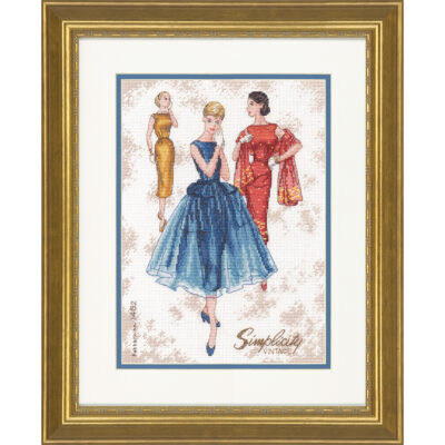 70-35369 Набор для вышивания крестом "Винтаж//Simplicity Vintage" DIMENSIONS