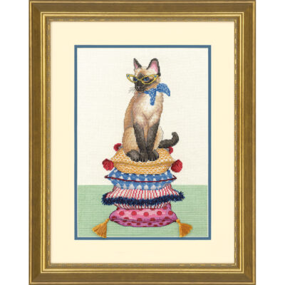 70-35367 Набор для вышивания крестом "Леди-кошка//Cat Lady" DIMENSIONS