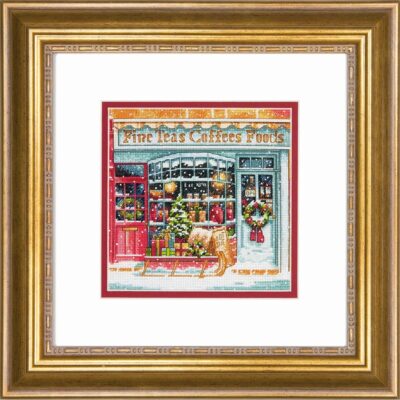 70-08973 Набор для вышивания крестом "Кофейный магазин//Coffee Shoppe" DIMENSIONS