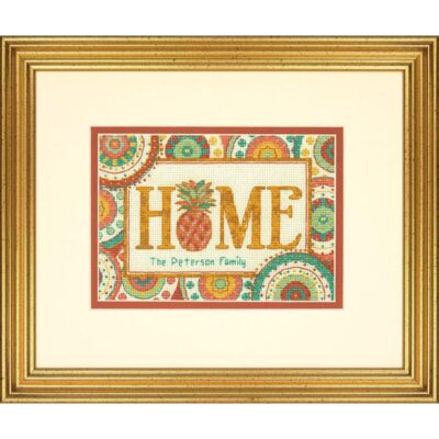 70-65179 Набор для вышивания крестом " Pineapple Home • Ананасовый дом" DIMENSIONS