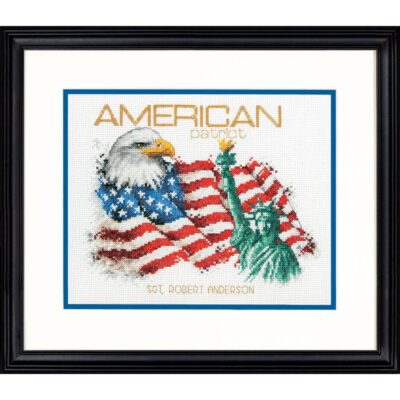 70-35363 Набор для вышивания крестом " American Patriot • Американский патриот" DIMENSIONS