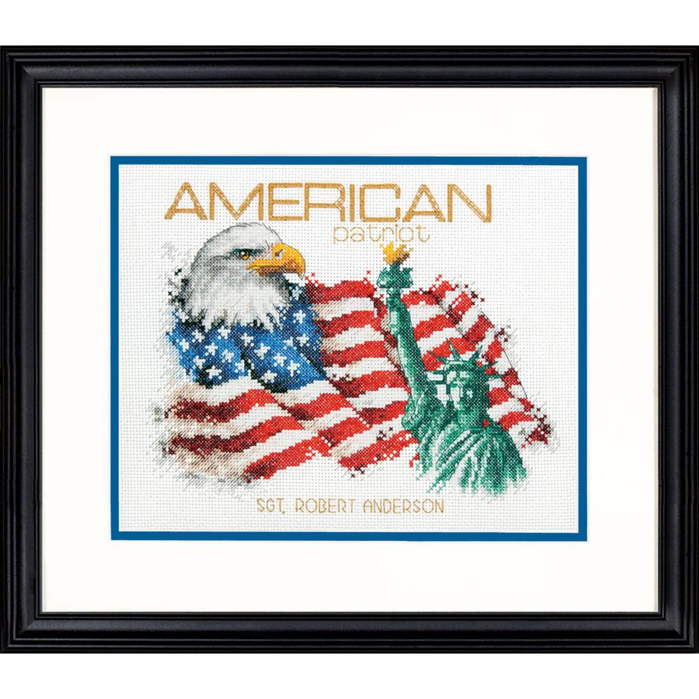 70-35363 Набор для вышивания крестом " American Patriot • Американский патриот" DIMENSIONS