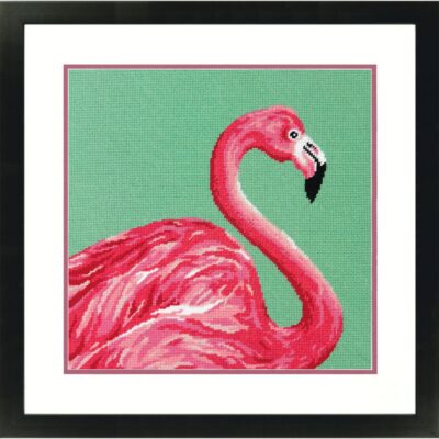 71-20086 Набір для вишивки (гобелен) "Pink Flamingo - Рожевий фламінго" DIMENSIONS