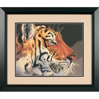 91323 Набор для рисования красками по номерам "Королевский тигр • Regal Tiger" DIMENSIONS