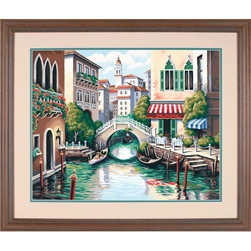 91303 Набор для рисования красками по номерам "Живописный канал • Scenic Canal" DIMENSIONS