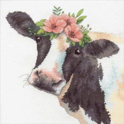 70-35386 Набор для вышивания крестом "Sweet cow • Милая корова" DIMENSIONS