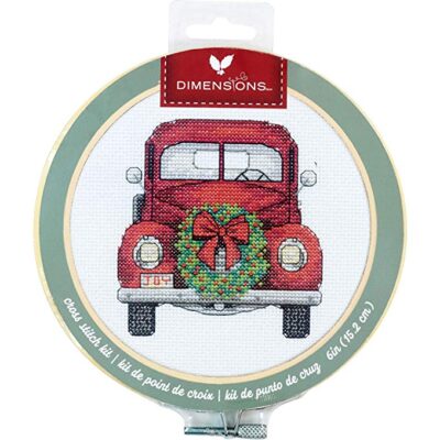 72-76045 Набор для вышивания крестом "Plaid Deer • Олень" DIMENSIONS