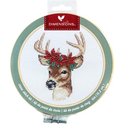 72-76040 Набор для вышивания крестом "Deer • Олень" DIMENSIONS