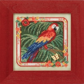 Набор для вышивания "Parrot • Попугай" Mill Hill MH144101