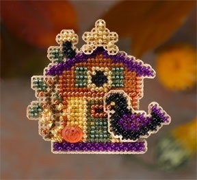 Набор для вышивания "Halloween House • Дом Хэллоуина" Mill Hill MH186203