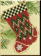 Набор для вышивания "Bargello Stocking • Чулок" Mill Hill MHCS3