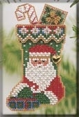 Набор для вышивания "St. Nick Stocking • Чулок" Mill Hill MHCS43