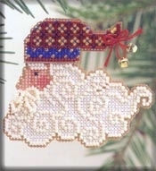 Набор для вышивания "Santa Jingles • Дзвон Санты" Mill Hill MHCSF32