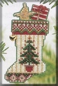 Набор для вышивания "Evergreen Stocking • Чулок" Mill Hill MHCS48