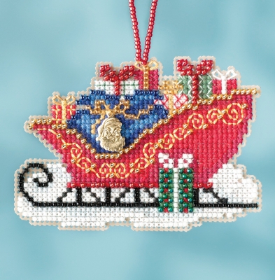 Набор для вышивания "Traditional Sleigh • Традиционные санки" Mill Hill MH161736