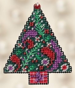 Набор для вышивания "Paisley Tree • Елка Пейсли" Mill Hill MH182303