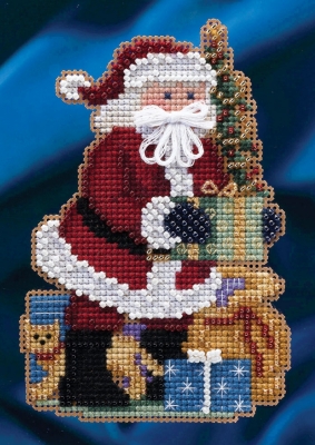 Набор для вышивания "Merry Christmas Santa  • Веселого Рождества Санта" Mill Hill MH204301