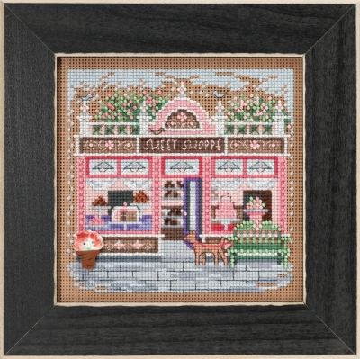 Набор для вышивания "Sweet Shoppe Main Street  • Сладкий магазин на главной улице" Mill Hill MH141812