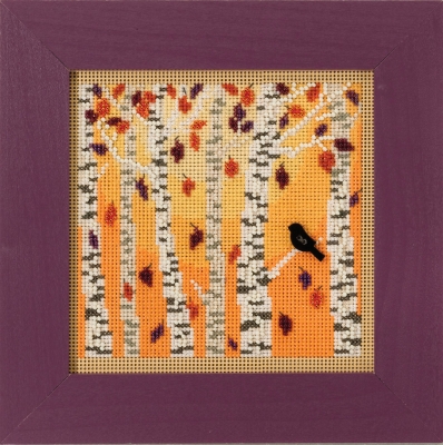 Набор для вышивания "Autumn Woods • Осенние леса" Mill Hill MH141823